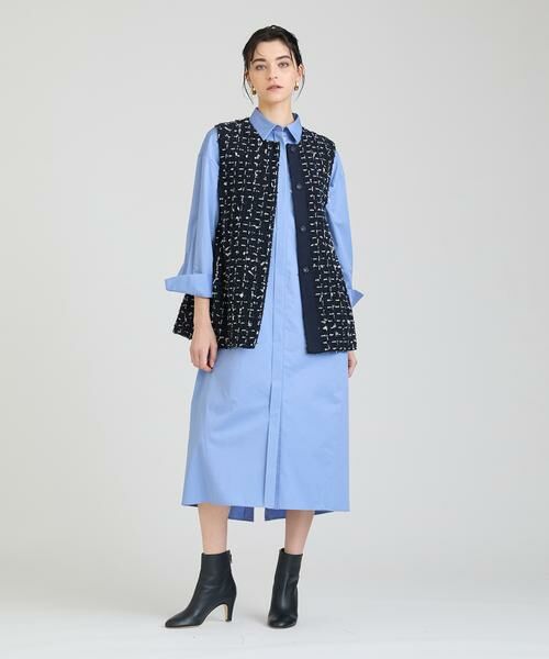 HOUSE OF LOTUS / ハウス オブ ロータス ワンピース | コットンサテンシャツワンピース | 詳細4