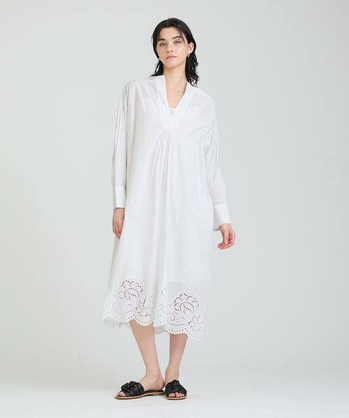 HOUSE OF LOTUS/ハウス オブ ロータス シフリーロングワンピース ホワイト 2 HOUSE OF LOTUS/ハウス オブ ロータス シフリーロングワンピース ホワイト 2