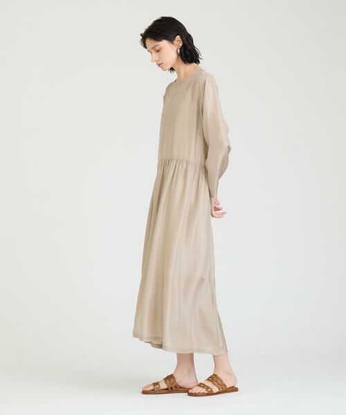 HOUSE OF LOTUS / ハウス オブ ロータス ワンピース | シルクハブタエアシンメトリーワンピース | 詳細1
