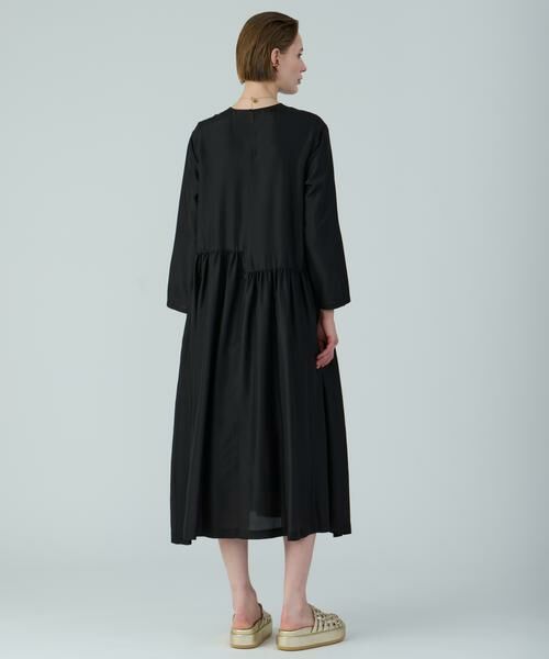HOUSE OF LOTUS / ハウス オブ ロータス ワンピース | シルクハブタエアシンメトリーワンピース | 詳細12