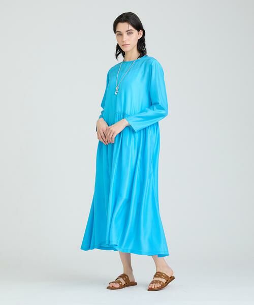 HOUSE OF LOTUS / ハウス オブ ロータス ワンピース | シルクハブタエアシンメトリーワンピース | 詳細4