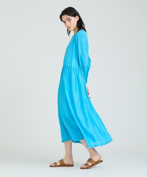 HOUSE OF LOTUS / ハウス オブ ロータス ワンピース | シルクハブタエアシンメトリーワンピース | 詳細5