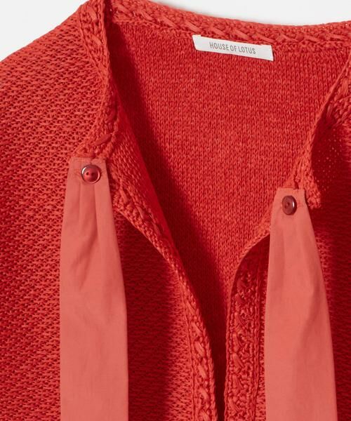 HOUSE OF LOTUS / ハウス オブ ロータス ノーカラージャケット | ツイードジャカードジャケット | 詳細15