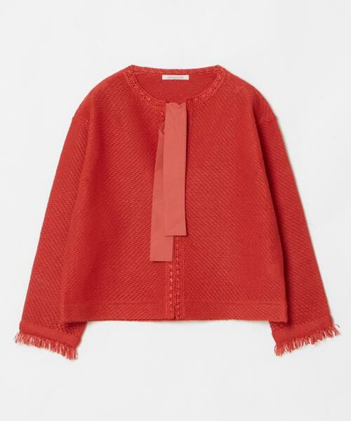 HOUSE OF LOTUS / ハウス オブ ロータス ノーカラージャケット | ツイードジャカードジャケット | 詳細23