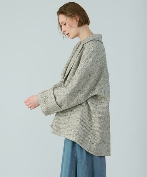 HOUSE OF LOTUS / ハウス オブ ロータス その他アウター | ミックスツイードケープライクコート | 詳細6