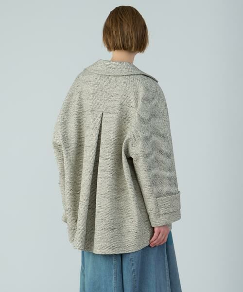 HOUSE OF LOTUS / ハウス オブ ロータス その他アウター | ミックスツイードケープライクコート | 詳細7