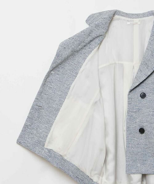 HOUSE OF LOTUS / ハウス オブ ロータス その他アウター | ミックスツイードケープライクコート | 詳細9