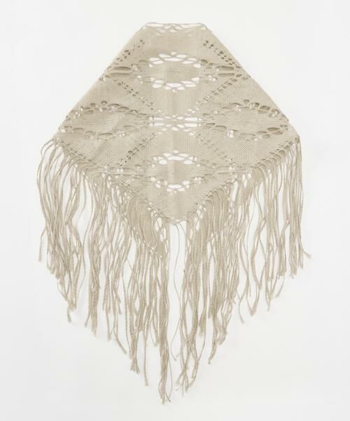 HOUSE OF LOTUS / ハウス オブ ロータス マフラー・ショール・スヌード・ストール | ギマコットンレースストール | 詳細1