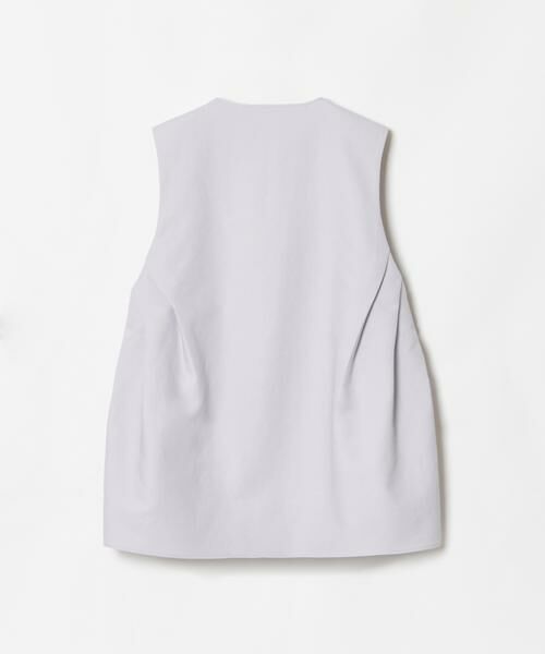 HOUSE OF LOTUS / ハウス オブ ロータス ベスト | コットンダブルクロスサイドタックジレ | 詳細19