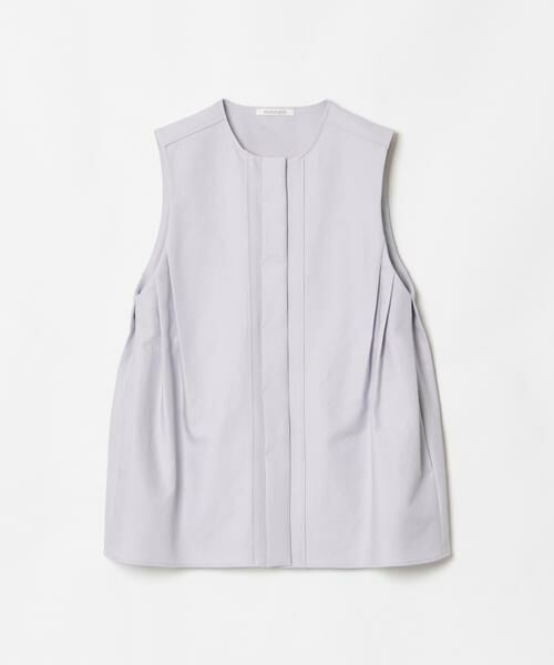 HOUSE OF LOTUS / ハウス オブ ロータス ベスト | コットンダブルクロスサイドタックジレ | 詳細23