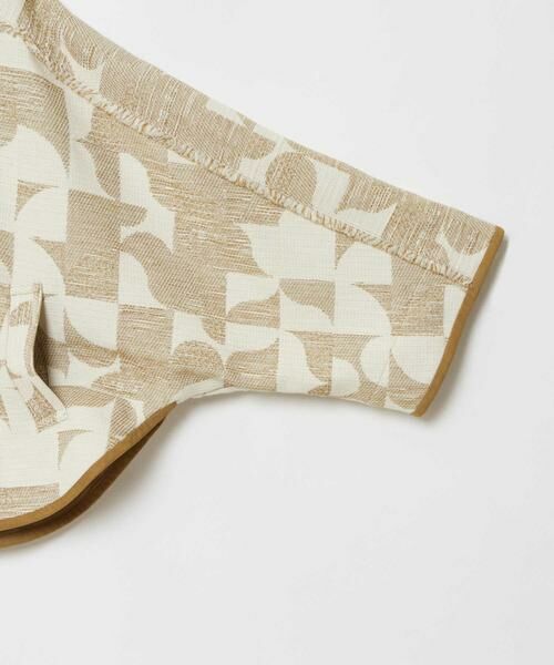 HOUSE OF LOTUS / ハウス オブ ロータス ノーカラージャケット | ジオメトリックジャカードジャケット | 詳細7