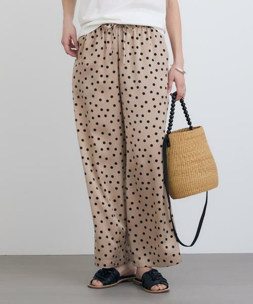 HOUSE OF LOTUS/ハウス オブ ロータス ドットサテンパンツ ベージュ 2 HOUSE OF LOTUS/ハウス オブ ロータス ドットサテンパンツ ベージュ 2