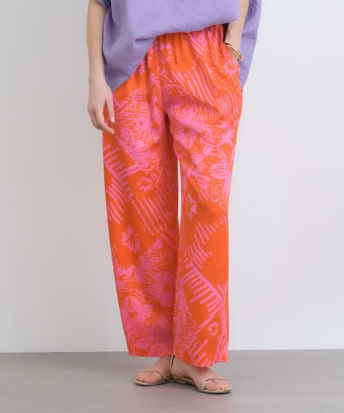 HOUSE OF LOTUS/ハウス オブ ロータス パッチワークフラワープリントパンツ ピンク 2 HOUSE OF LOTUS/ハウス オブ ロータス パッチワークフラワープリントパンツ ピンク 2