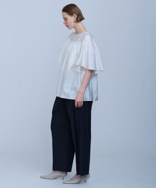 HOUSE OF LOTUS / ハウス オブ ロータス シャツ・ブラウス | ライトモールスキンオフショルダーフレアスリーブブラウス | 詳細1