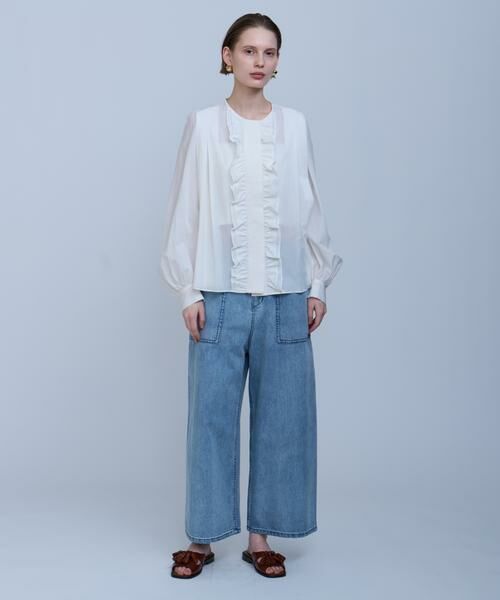 HOUSE OF LOTUS / ハウス オブ ロータス シャツ・ブラウス | キュプラブロードティアードフリルブラウス | 詳細3