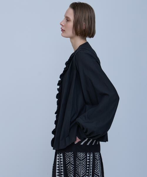 HOUSE OF LOTUS / ハウス オブ ロータス シャツ・ブラウス | キュプラブロードティアードフリルブラウス | 詳細7