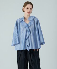 【ハウスオブロータス】チュニック ブラウス (M) トップス Vネック HOUSE OF LOTUS / ハウス オブ ロータス （レディース） シャツ