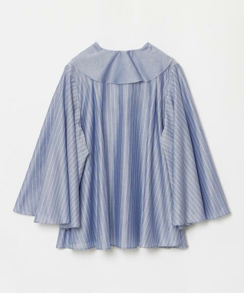 HOUSE OF LOTUS / ハウス オブ ロータス シャツ・ブラウス | シャイニーストライプラッフルブラウス | 詳細13