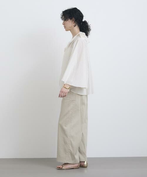 HOUSE OF LOTUS / ハウス オブ ロータス シャツ・ブラウス | シャイニーストライプラッフルブラウス | 詳細5