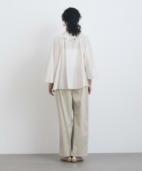 HOUSE OF LOTUS / ハウス オブ ロータス シャツ・ブラウス | シャイニーストライプラッフルブラウス | 詳細6