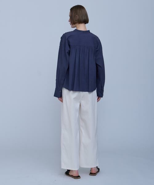 HOUSE OF LOTUS / ハウス オブ ロータス シャツ・ブラウス | エンブロイダリーサッカーシャツ | 詳細14