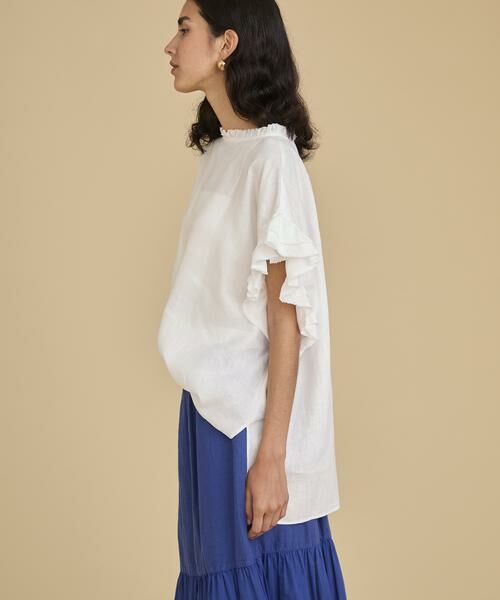 HOUSE OF LOTUS / ハウス オブ ロータス シャツ・ブラウス | リネンフリルブラウス | 詳細3