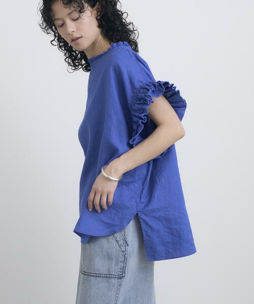 HOUSE OF LOTUS / ハウス オブ ロータス シャツ・ブラウス | リネンフリルブラウス | 詳細17