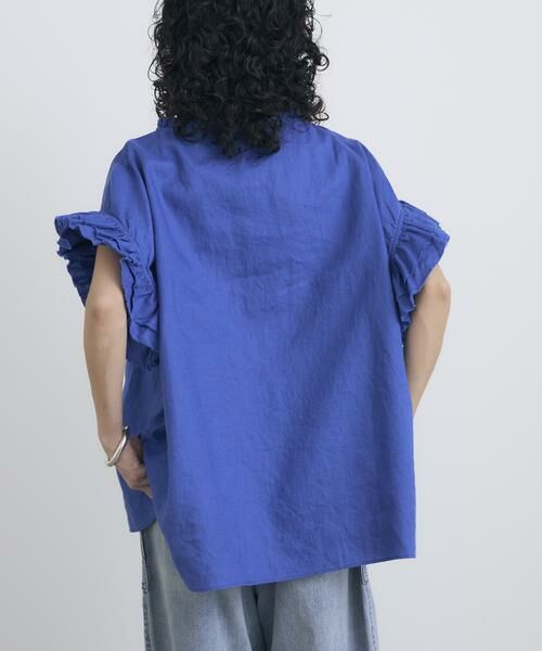HOUSE OF LOTUS / ハウス オブ ロータス シャツ・ブラウス | リネンフリルブラウス | 詳細18