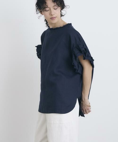 HOUSE OF LOTUS / ハウス オブ ロータス シャツ・ブラウス | リネンフリルブラウス | 詳細20