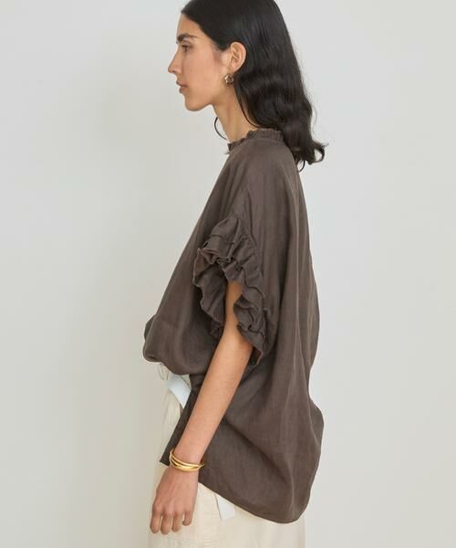 HOUSE OF LOTUS / ハウス オブ ロータス シャツ・ブラウス | リネンフリルブラウス | 詳細23