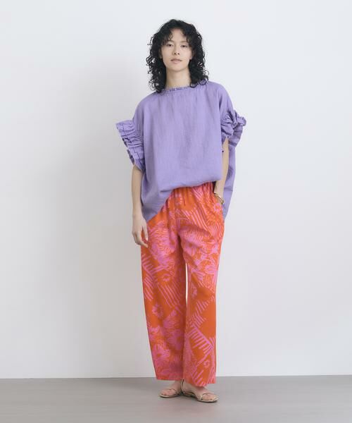 HOUSE OF LOTUS / ハウス オブ ロータス シャツ・ブラウス | リネンフリルブラウス | 詳細11