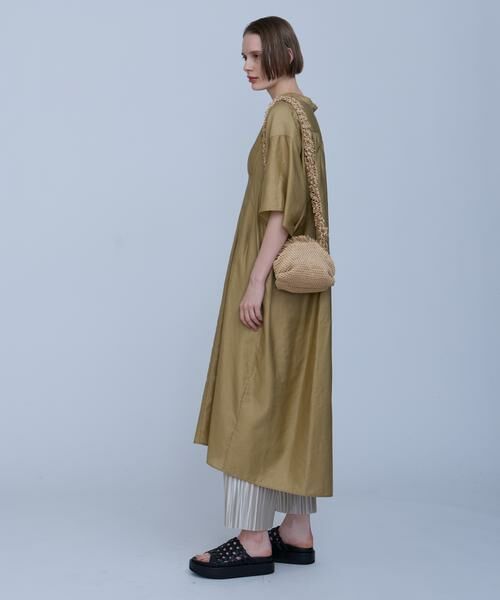 HOUSE OF LOTUS / ハウス オブ ロータス ワンピース | ライトモールスキンバレルタックワンピース | 詳細5