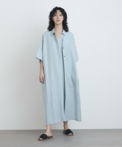 HOUSE OF LOTUS / ハウス オブ ロータス ワンピース | レイヤードライク ブライトシャツワンピース | 詳細5