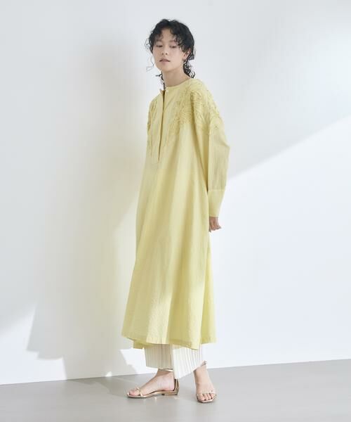 HOUSE OF LOTUS / ハウス オブ ロータス ワンピース | エンブロイダリーサッカーワンピース | 詳細12