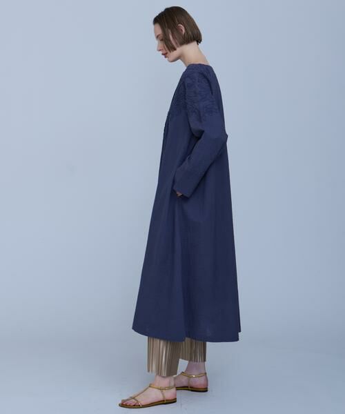 HOUSE OF LOTUS / ハウス オブ ロータス ワンピース | エンブロイダリーサッカーワンピース | 詳細13