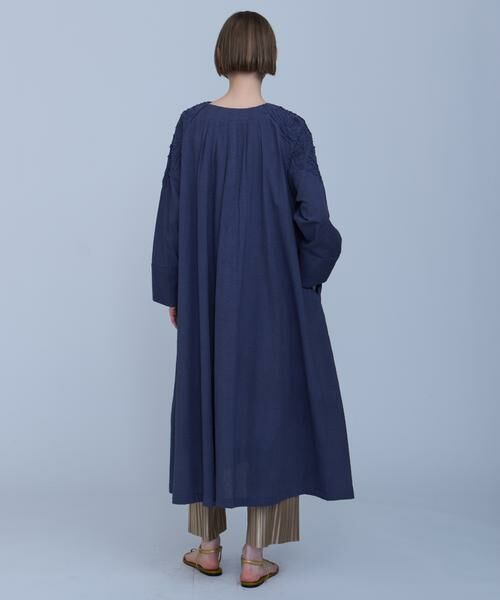 HOUSE OF LOTUS / ハウス オブ ロータス ワンピース | エンブロイダリーサッカーワンピース | 詳細14