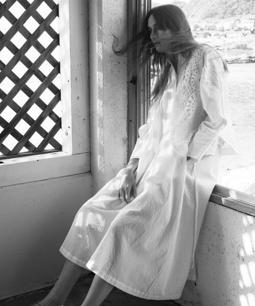 HOUSE OF LOTUS / ハウス オブ ロータス ワンピース | エンブロイダリーサッカーワンピース | 詳細17