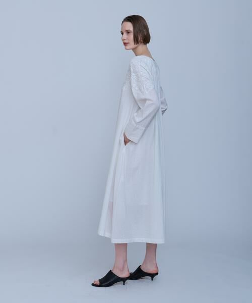 HOUSE OF LOTUS / ハウス オブ ロータス ワンピース | エンブロイダリーサッカーワンピース | 詳細1