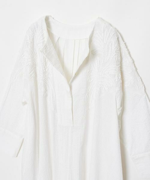 HOUSE OF LOTUS / ハウス オブ ロータス ワンピース | エンブロイダリーサッカーワンピース | 詳細19