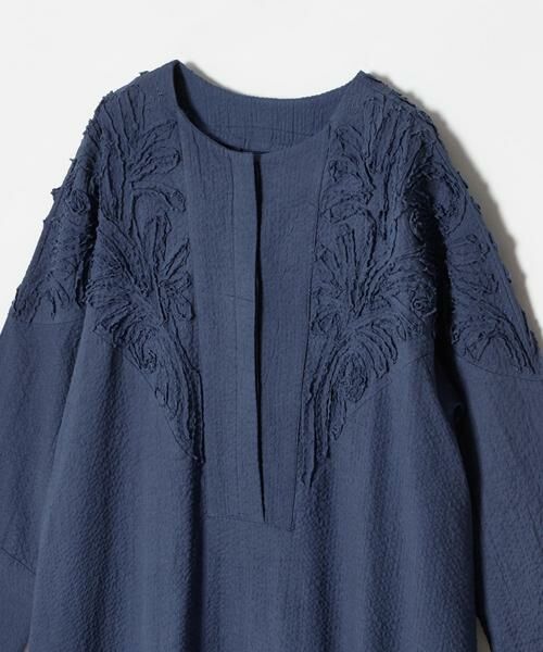 HOUSE OF LOTUS / ハウス オブ ロータス ワンピース | エンブロイダリーサッカーワンピース | 詳細22