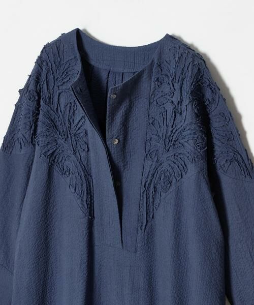 HOUSE OF LOTUS / ハウス オブ ロータス ワンピース | エンブロイダリーサッカーワンピース | 詳細23