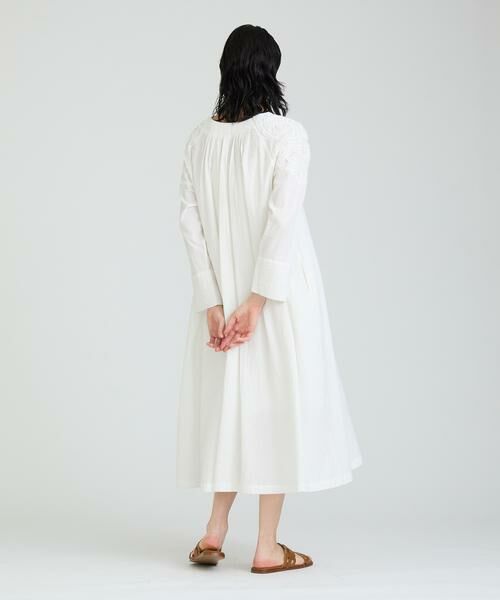 HOUSE OF LOTUS / ハウス オブ ロータス ワンピース | エンブロイダリーサッカーワンピース | 詳細6