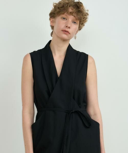 HOUSE OF LOTUS / ハウス オブ ロータス ワンピース | ライトタンブラードレーピングワンピース | 詳細7