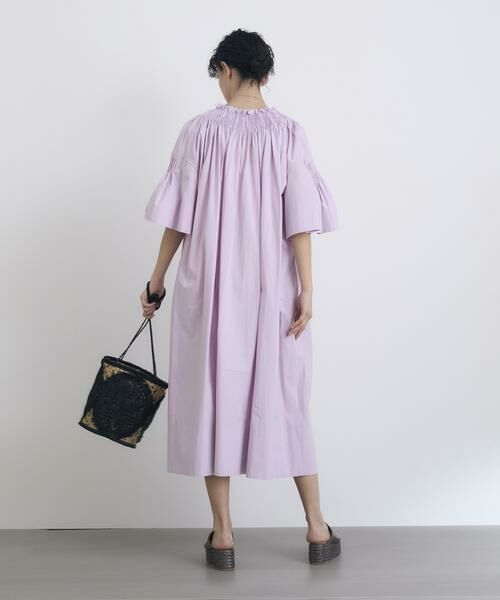 HOUSE OF LOTUS / ハウス オブ ロータス ワンピース | ブロードタックシャーリングワンピース | 詳細6