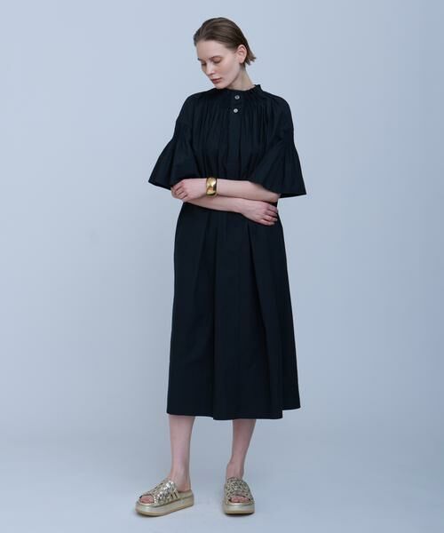 HOUSE OF LOTUS / ハウス オブ ロータス ワンピース | ブロードタックシャーリングワンピース | 詳細7
