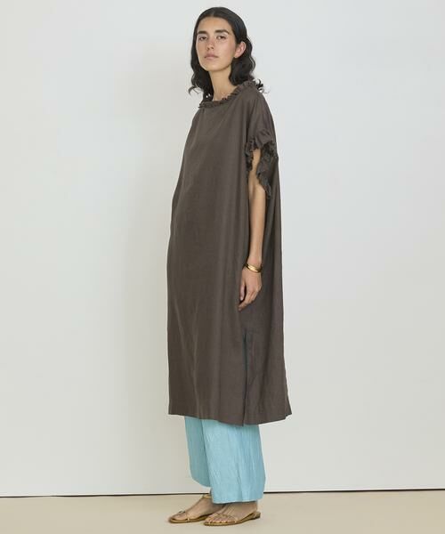 HOUSE OF LOTUS / ハウス オブ ロータス ワンピース | リネンフリルワンピース | 詳細7