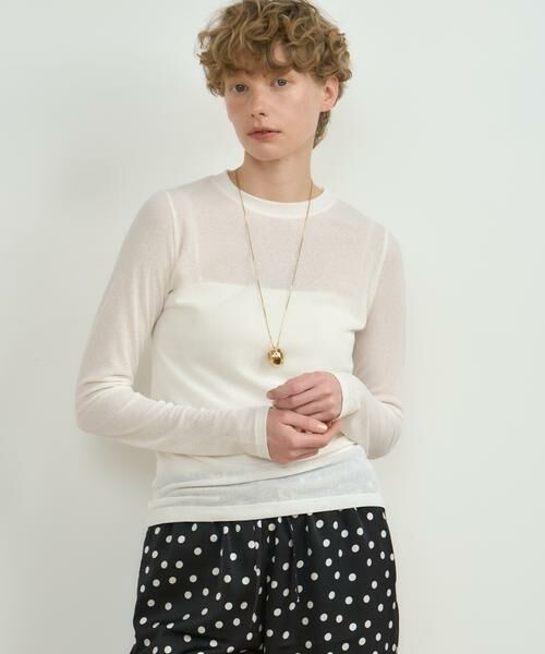 HOUSE OF LOTUS/ハウス オブ ロータス キャッシーワッフルプルオーバー オフホワイト 2 HOUSE OF LOTUS/ハウス オブ ロータス キャッシーワッフルプルオーバー オフホワイト 2