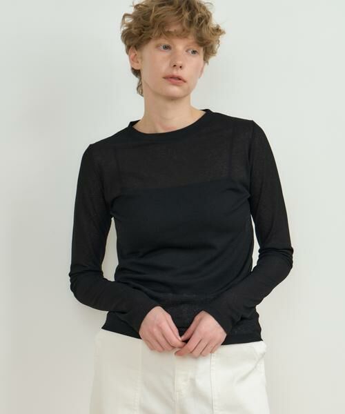 HOUSE OF LOTUS/ハウス オブ ロータス キャッシーワッフルプルオーバー ブラック 2 HOUSE OF LOTUS/ハウス オブ ロータス キャッシーワッフルプルオーバー ブラック 2
