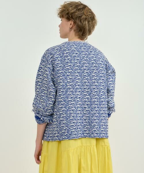 HOUSE OF LOTUS / ハウス オブ ロータス カーディガン・ボレロ | ミックスツイードノーカラーカーディガン | 詳細8