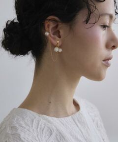 HOUSE OF LOTUS / ハウス オブ ロータス ピアス・イヤリング | PEARL suzuran チェーンイヤカフ